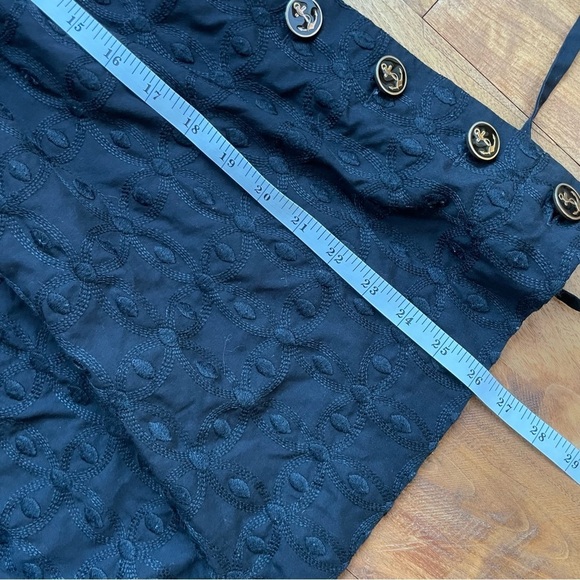 Juicy Couture Vintage Baby Doll Top Anchor Buttons Fisherman Maritime Coastal - Picture 9 of 10